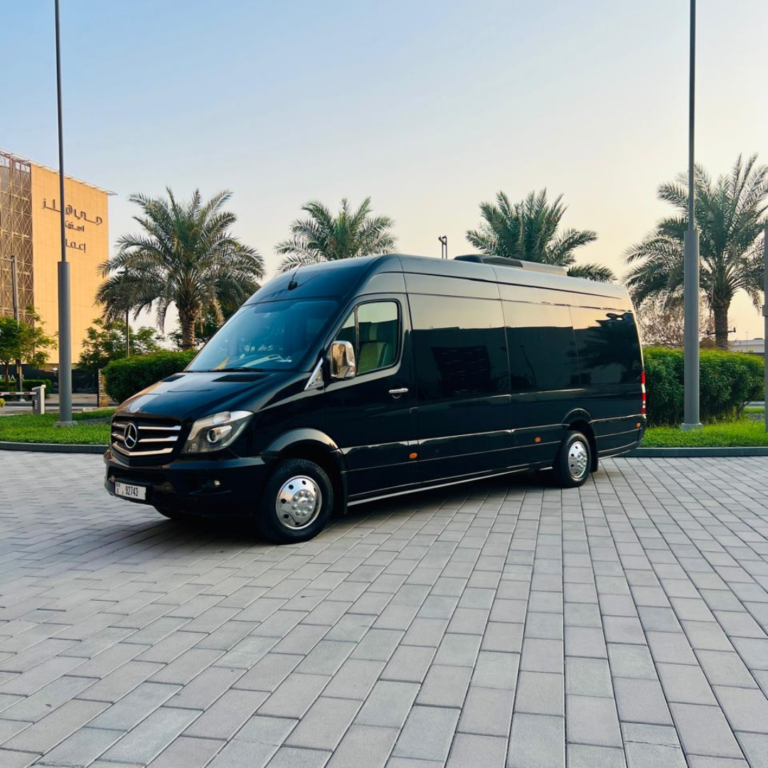 Black Mercedes Sprinter 19 Seater
