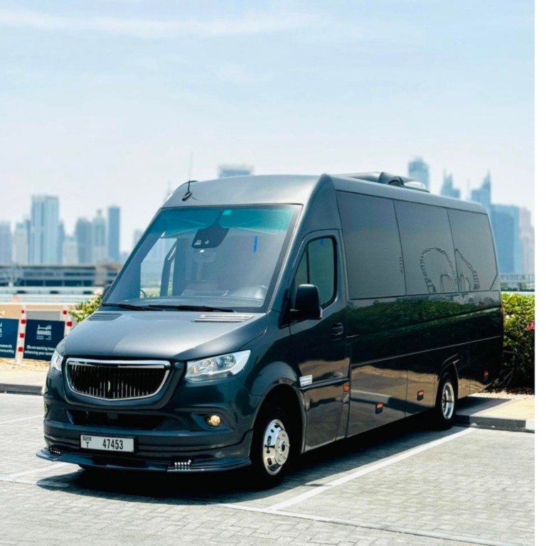 Black Mercedes Sprinter 16 Seater