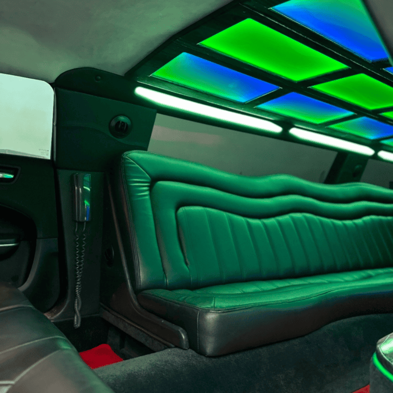 chrysler black limo rental
