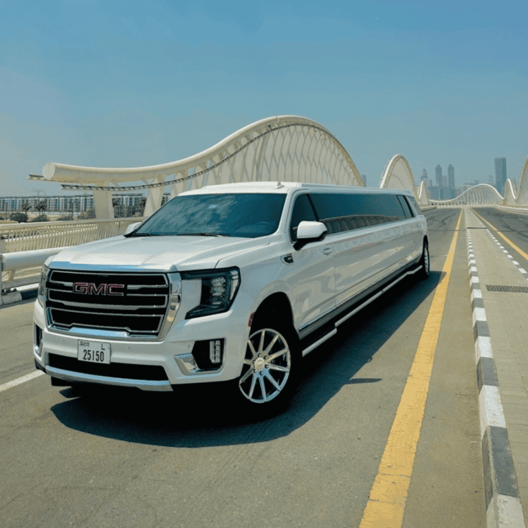 gmc yukon white 18 seater