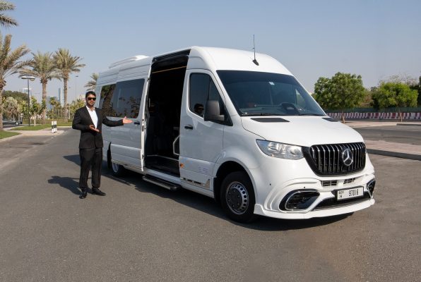 royal sprinter rental dubai exterior